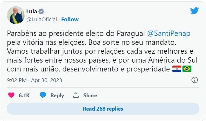 Santiago Peña, de 44 anos, vence eleições no Paraguai; conheça o novo presidente do país