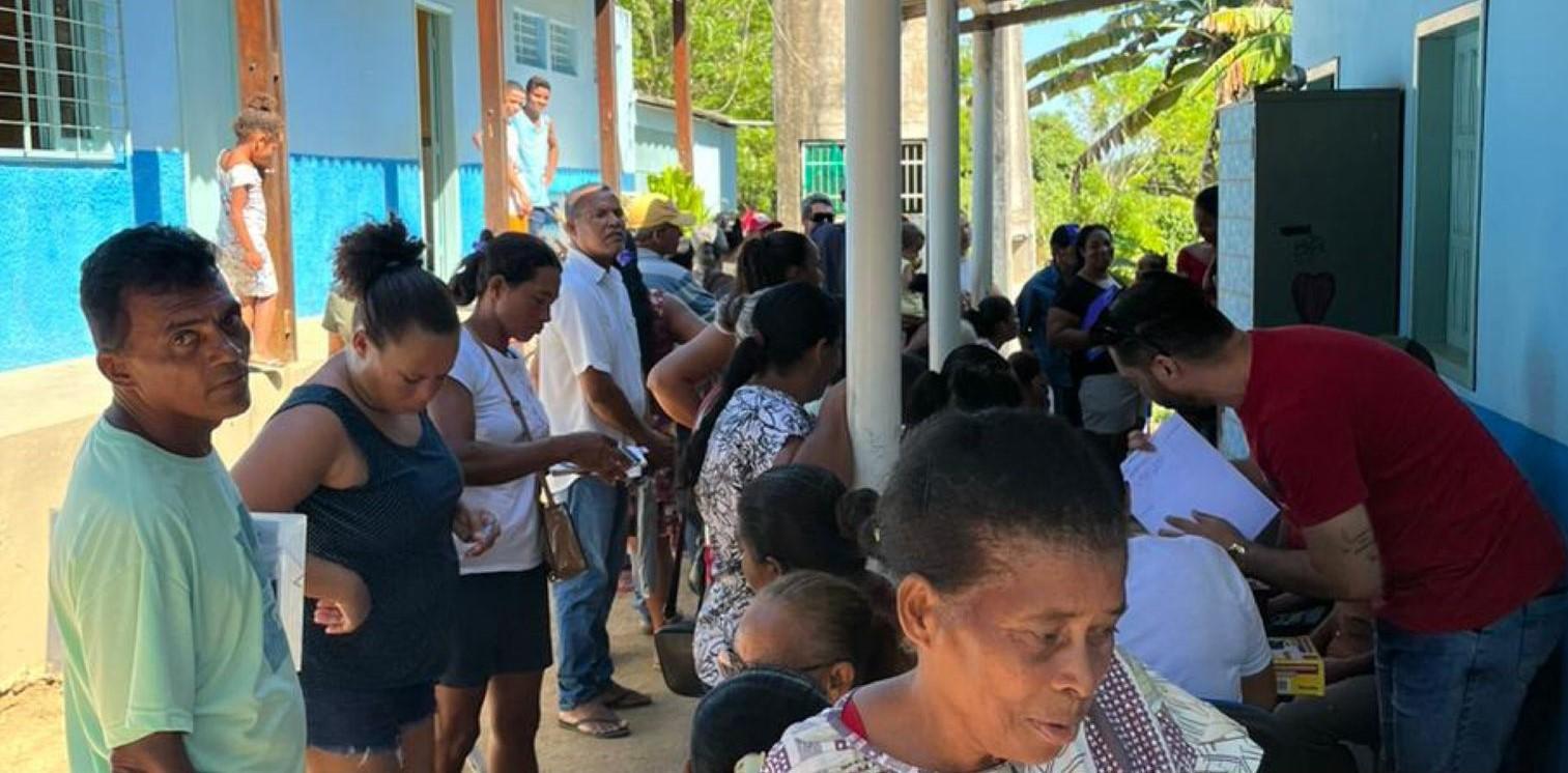 Secretaria de Saúde realiza atendimento na comunidade Jundiá, em Conceição da Barra, ES
