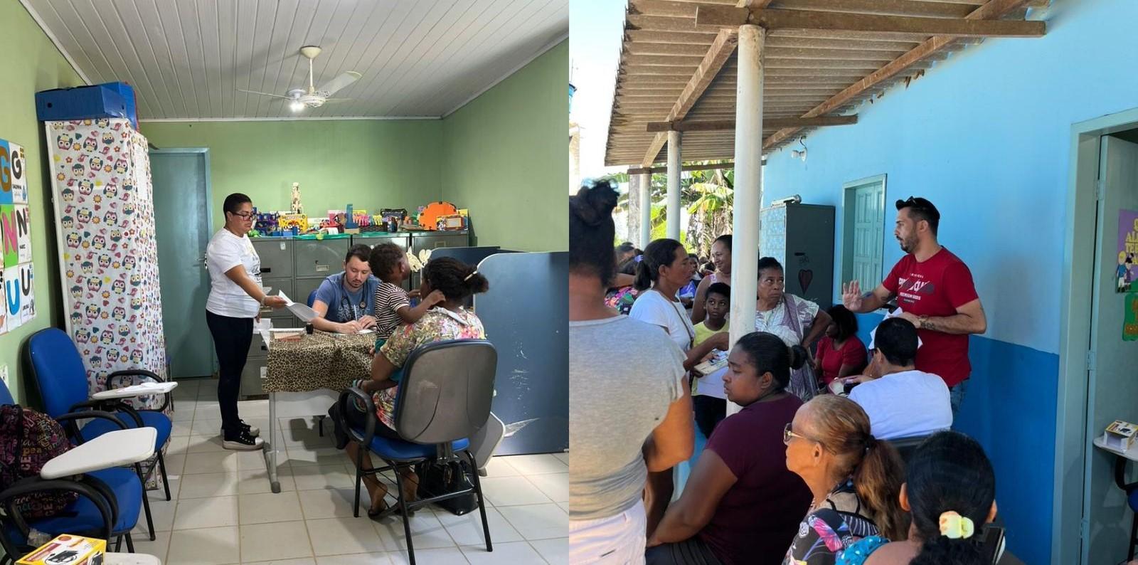 Secretaria de Saúde realiza atendimento na comunidade Jundiá, em Conceição da Barra, ES