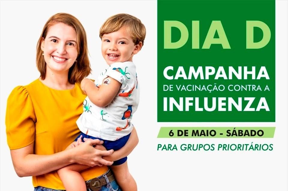 Dia D de vacinação contra Influenza no Espírito Santo será neste sábado (6)