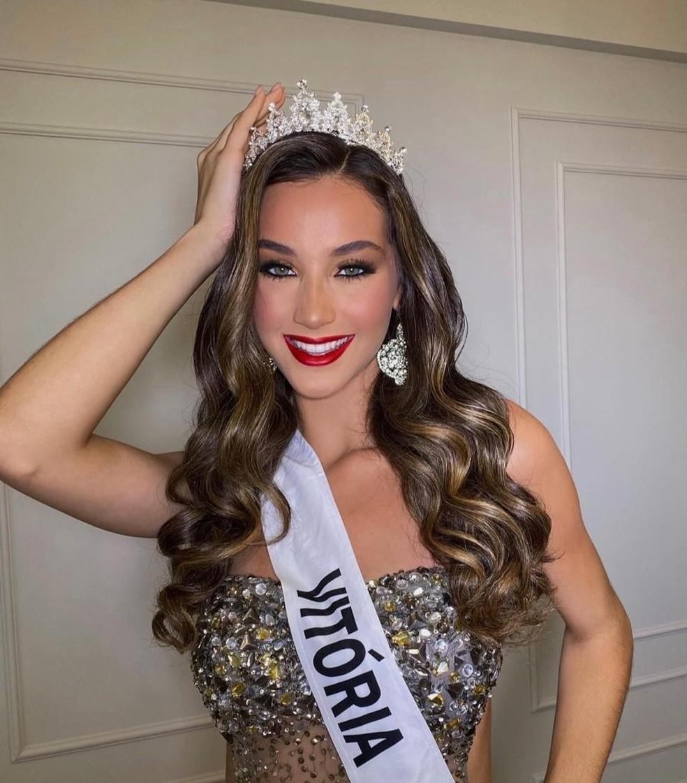 Vencedora do Miss Universo Espírito Santo é jovem de Vitória de 19 anos