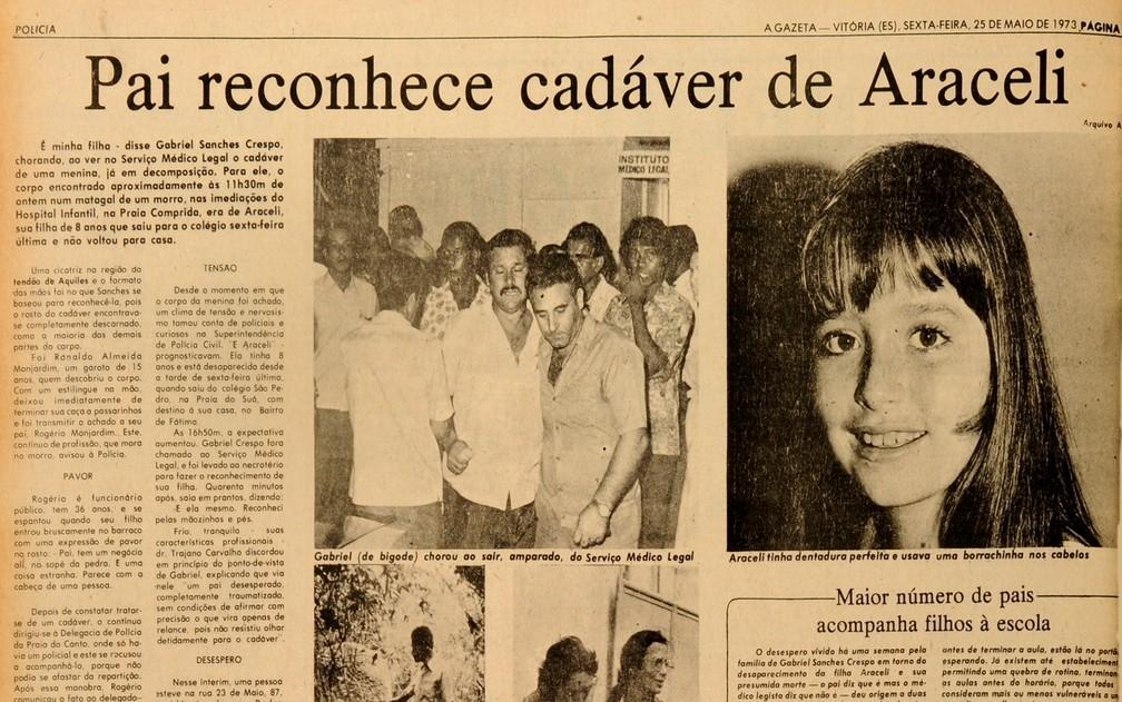 Caso Araceli: história da criança que foi raptada, drogada, estuprada e morta no ES ainda é cercada de mistérios