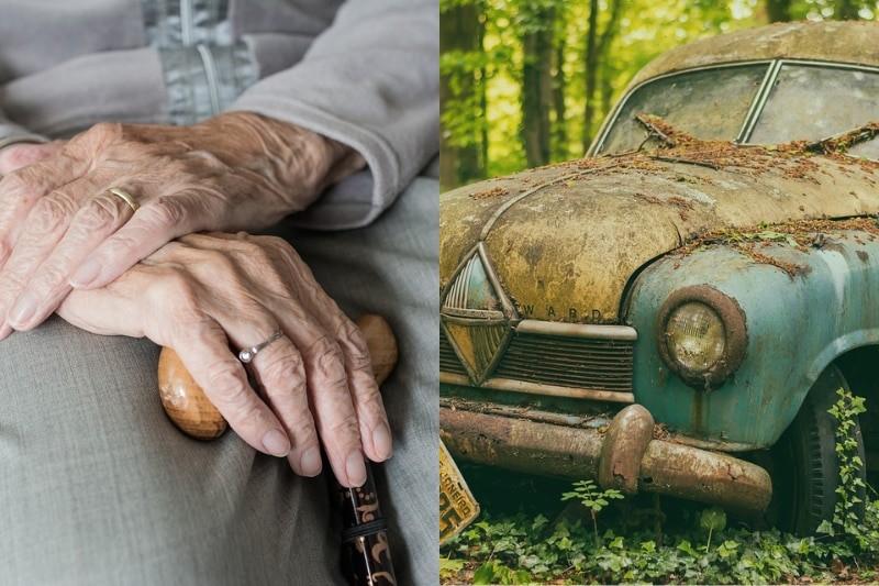 Filho e esposa tomam casa de pais idosos e os deixam sem salário e morando em carro