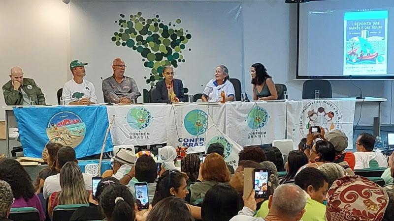 Pescadores artesanais e Marina Silva selam apoio mútuo e defendem a pesca sustentável