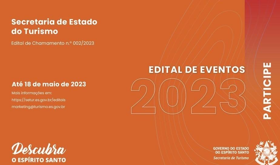 Setur divulga resultado final do chamamento para apoio a eventos no Espírito Santo