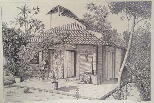Artista resgata as formas da cultura popular em exposição sobre a Vila de Itaúnas, em Conceição da Barra, ES