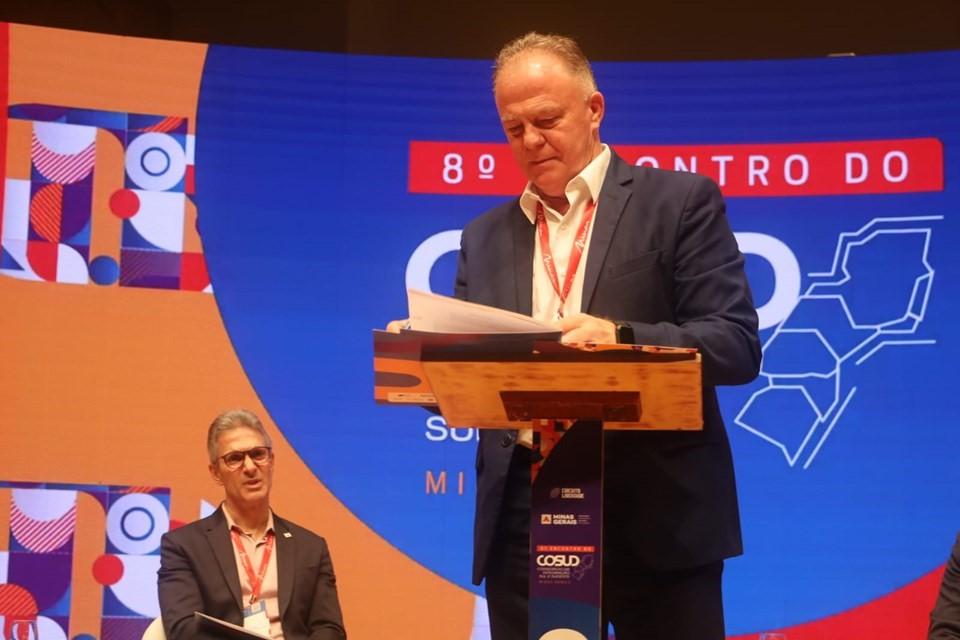 Governador do ES, Renato Casagrande, participa da abertura da 8ª edição do Cosud