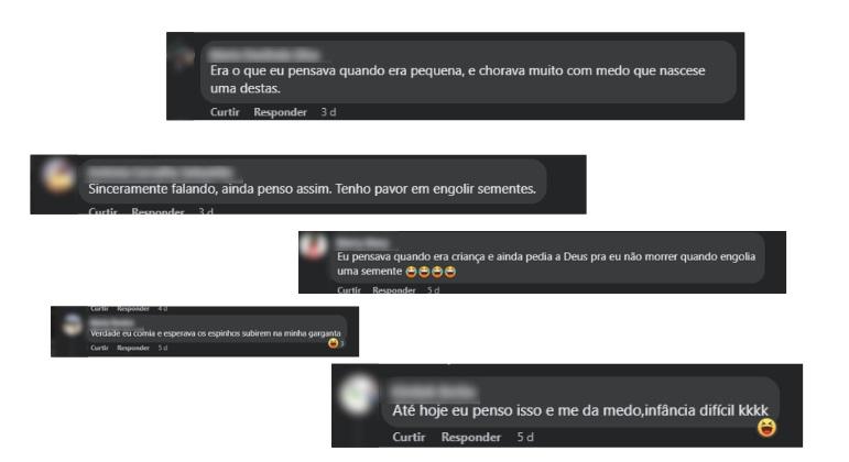 Medo comum na infância, engolir uma semente pode fazê-la enraizar no estômago?