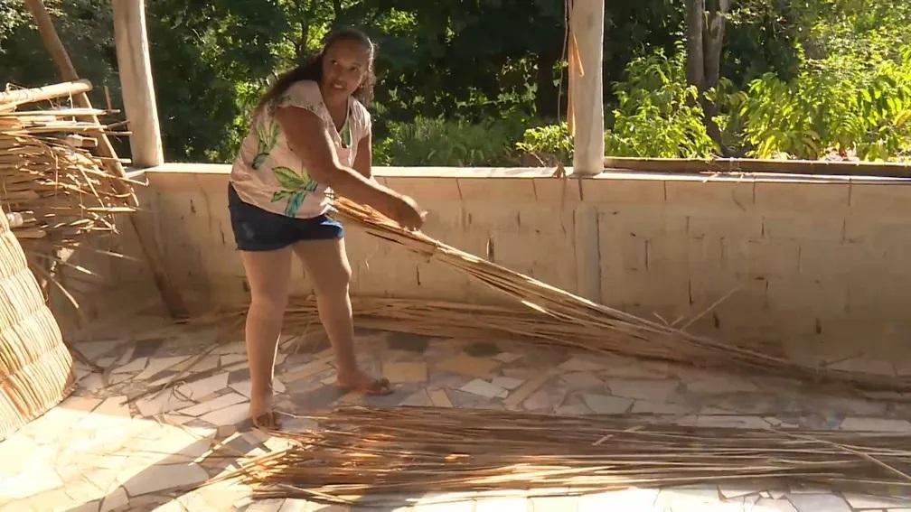 Técnica de artesanato com planta aquática taboa é passada entre gerações e ajuda a sustentar famílias no ES