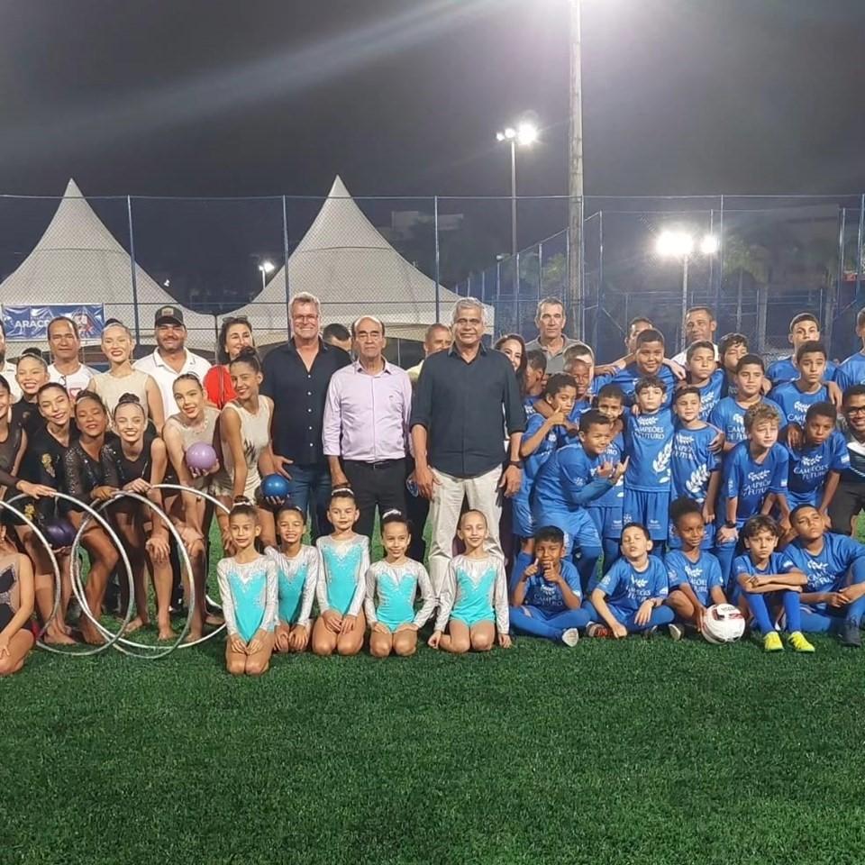 Governo do ES inaugura revitalizações de campos Bom de Bola em Aracruz