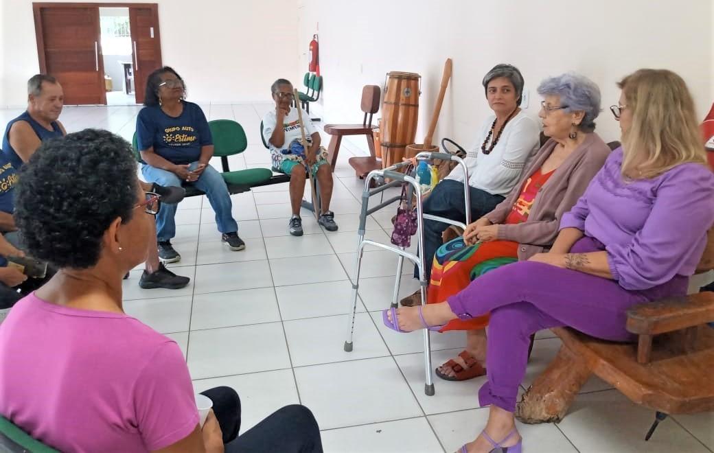 Atividades nos CRAS e dados do CREAS enfocam violência contra idosos, em Conceição da Barra, ES