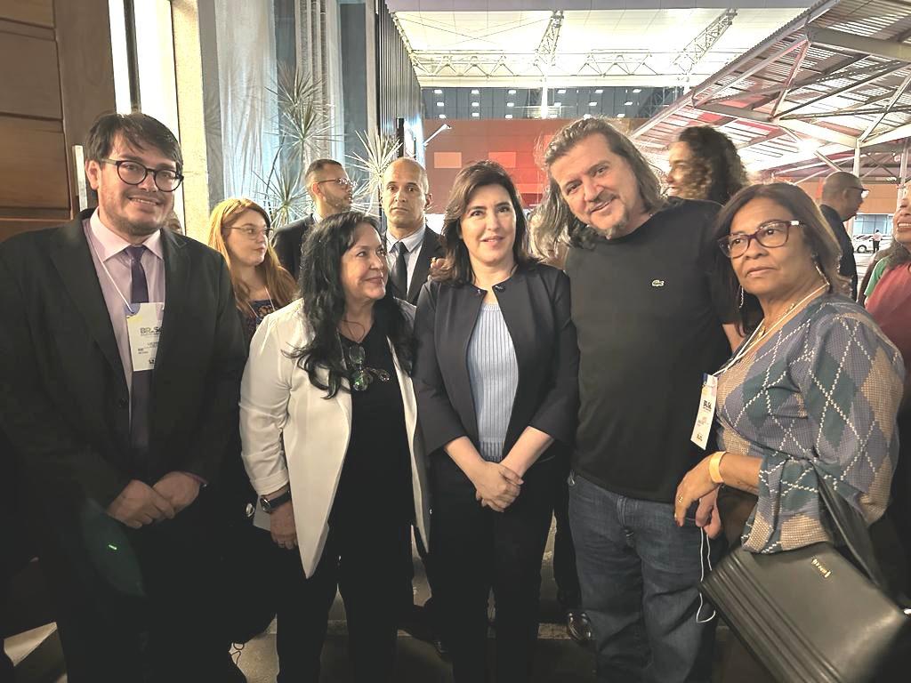 Daniel Santana vai à ministra Simone Tebet pela independência da Ceunes e curso de medicina em São Mateus, ES: “mais uma aliada”