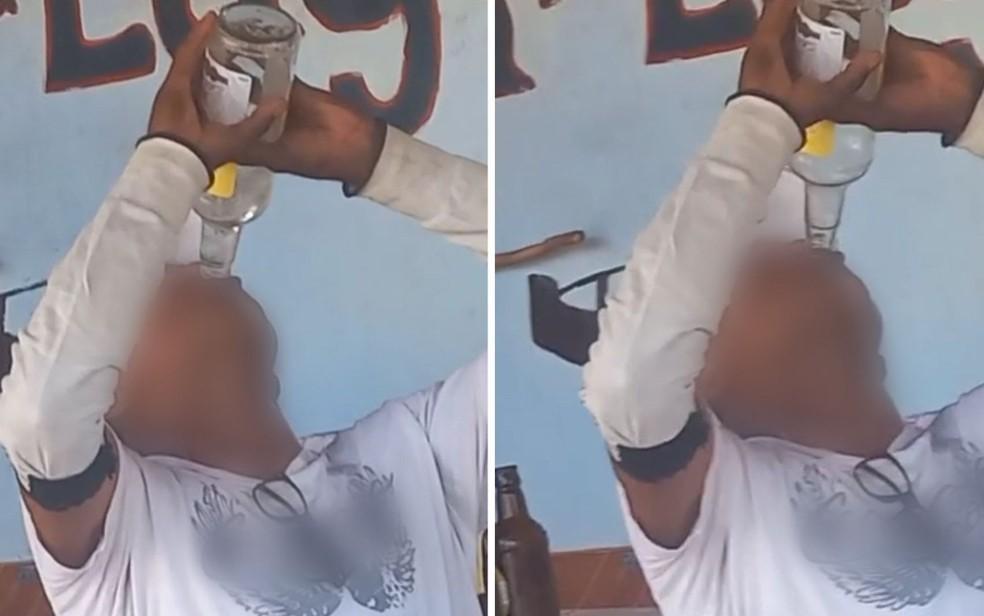 Homem morre após beber uma garrafa de cachaça para ganhar aposta em bar