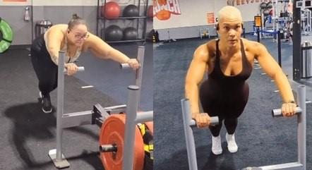 Mulher surpreende com ‘antes e depois’ após 2 anos de academia
