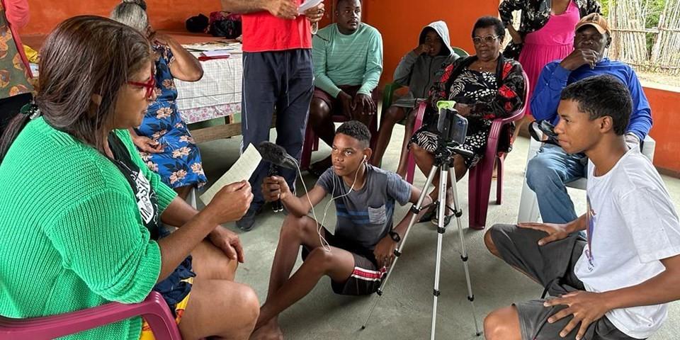 Cinema de Griô leva oficinas audiovisuais para comunidades quilombolas do Norte do ES