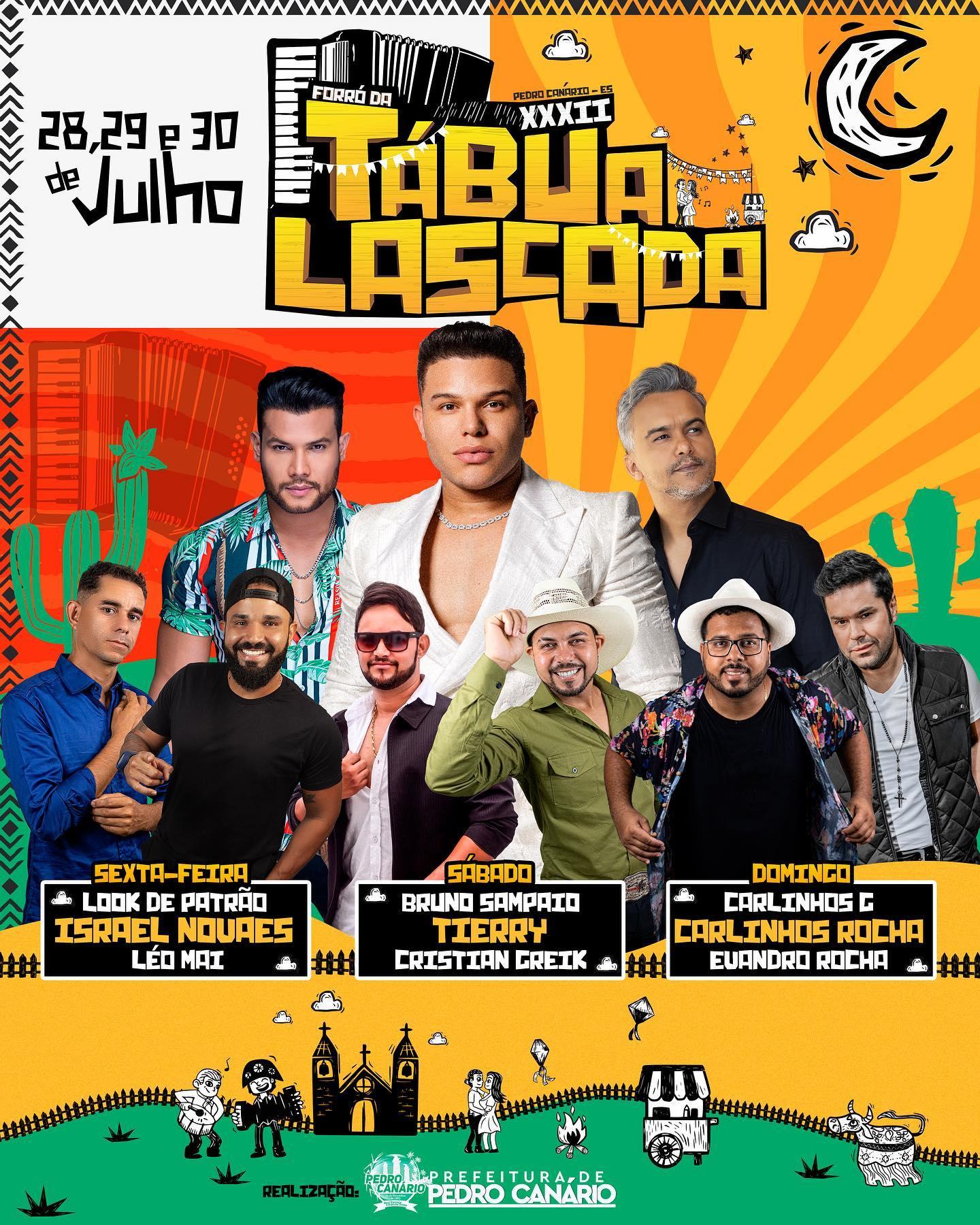 XXXII Forró da Tábua Lascada começa nesta sexta-feira em Pedro Canário