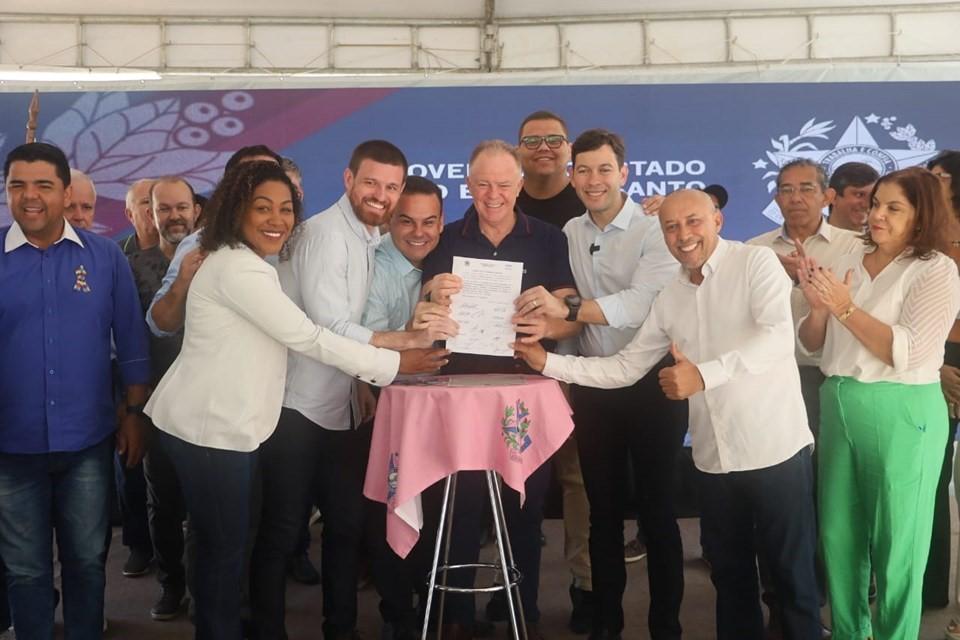 Cesan inicia obras de ampliação da ETA Caçaroca em Vila Velha, ES
