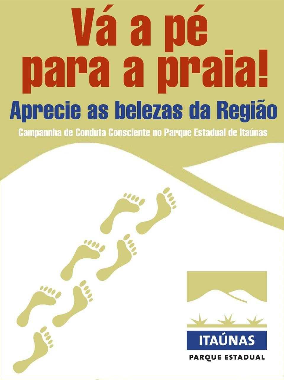 ‘Vá a pé para a praia’: campanha é lançada na Vila de Itaúnas, em Conceição da Barra, ES