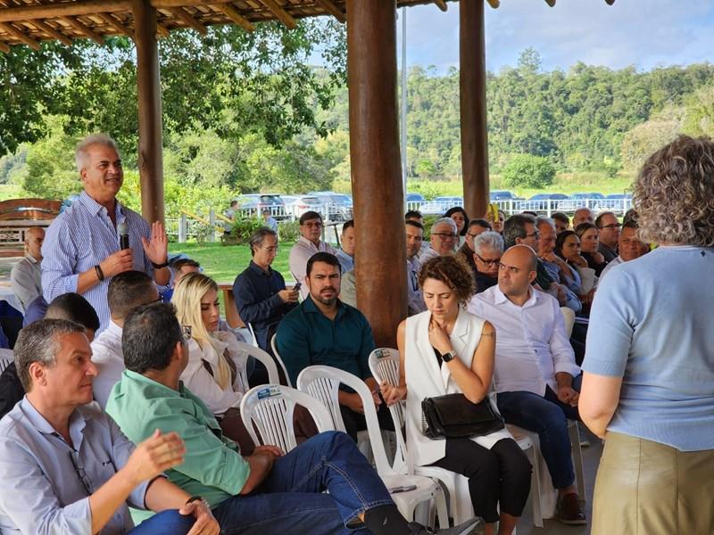 Nova ferrovia Santa Leopoldina x Anchieta é apresentada ao movimento empresarial do Sul do ES