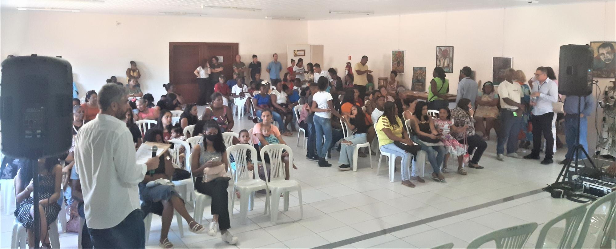 Primeiro dia do Mutirão de Documentos das Trabalhadoras Rurais em Conceição da Barra, no ES, foi muito participativo