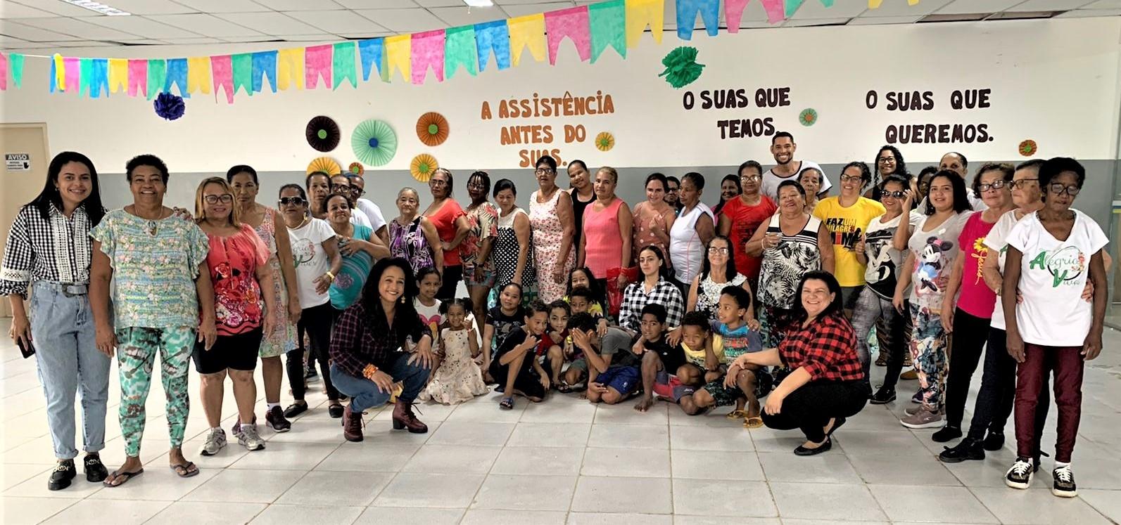 Agosto movimentado nos encontros do SCFV no Cras de Braço do Rio, em Conceição da Barra, ES