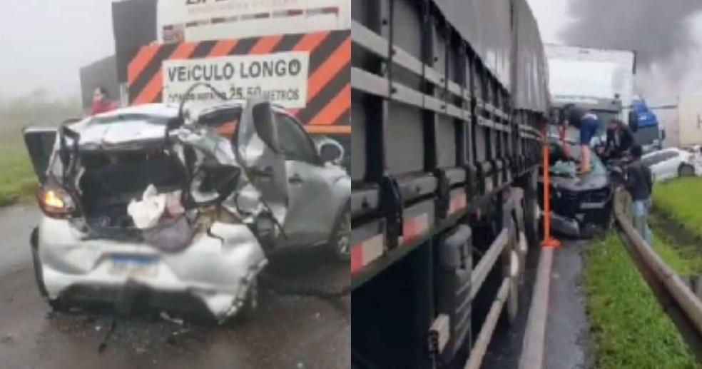 Grave acidente na BR-277 deixa sete mortos, diz PRF