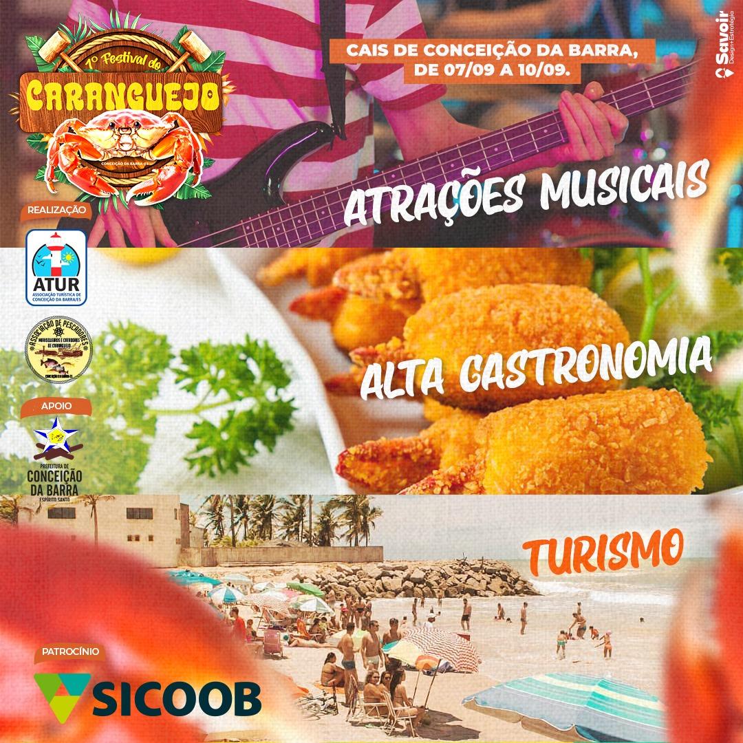 “Festival do Caranguejo” vai agitar Conceição da Barra no ES, neste fim de semana