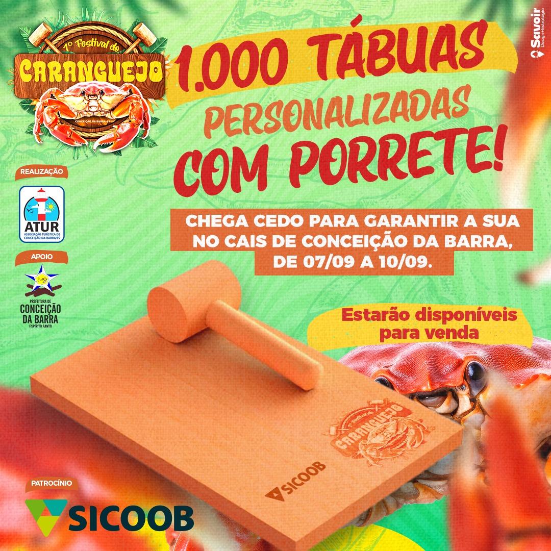 “Festival do Caranguejo” vai agitar Conceição da Barra no ES, neste fim de semana