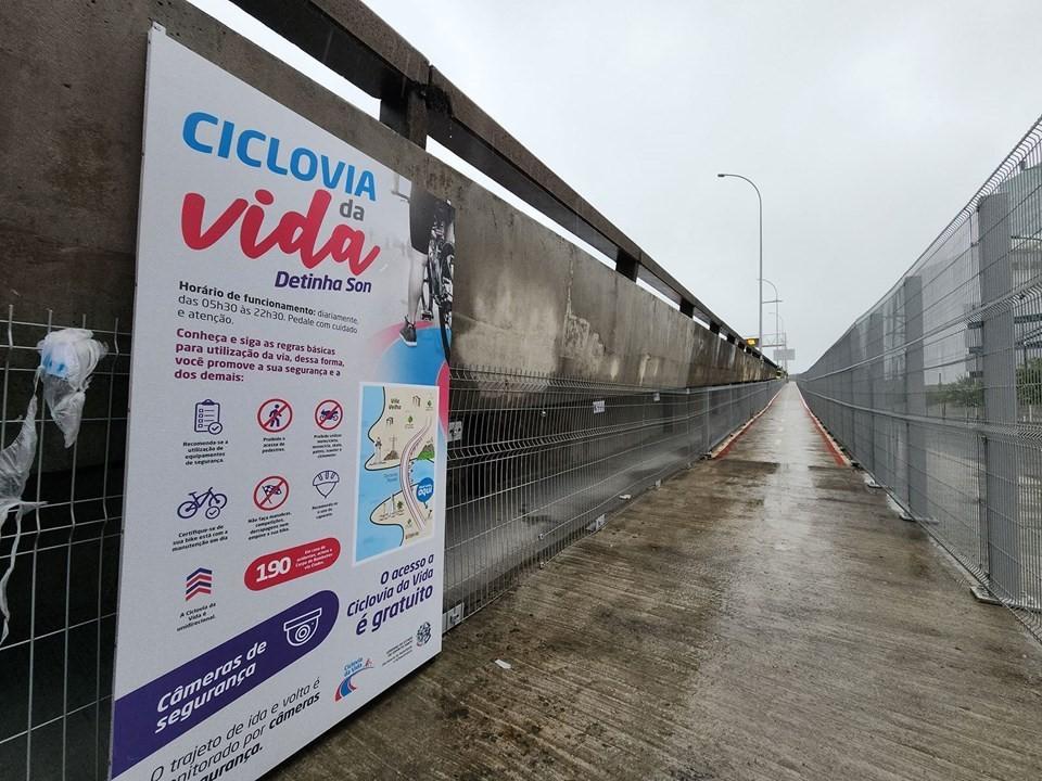 Ciclovia da Vida teve mais de 11.600 acessos em uma semana