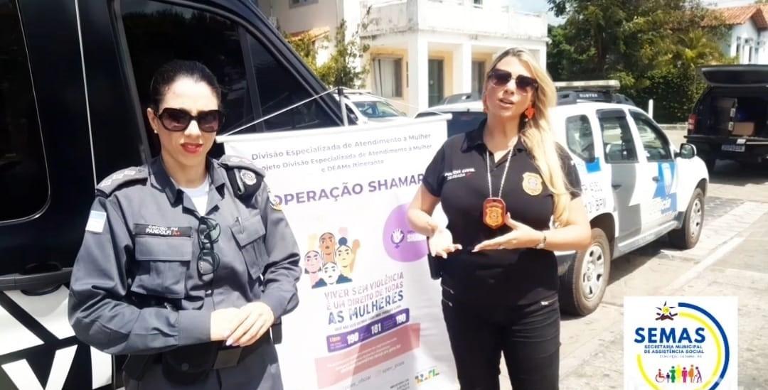 Ação da PCES contra a violência às mulheres movimentou Conceição da Barra, no ES