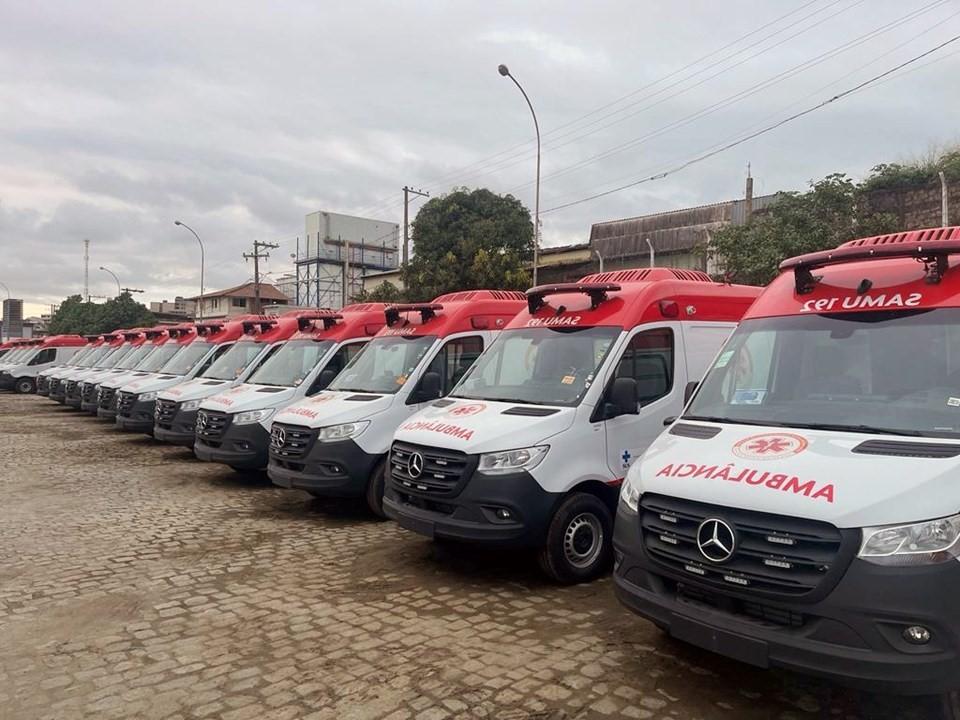 Nova frota de ambulâncias do SAMU 192 chega para fortalecer atendimento no ES