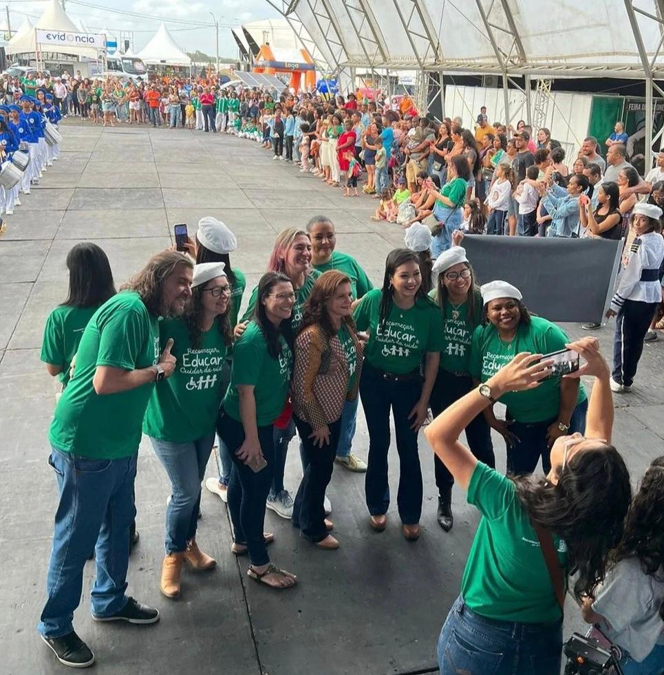 Que rufem os tambores: no dia do aniversário da cidade tem encontro de bandas escolares na ExpoSama, em São Mateus, ES