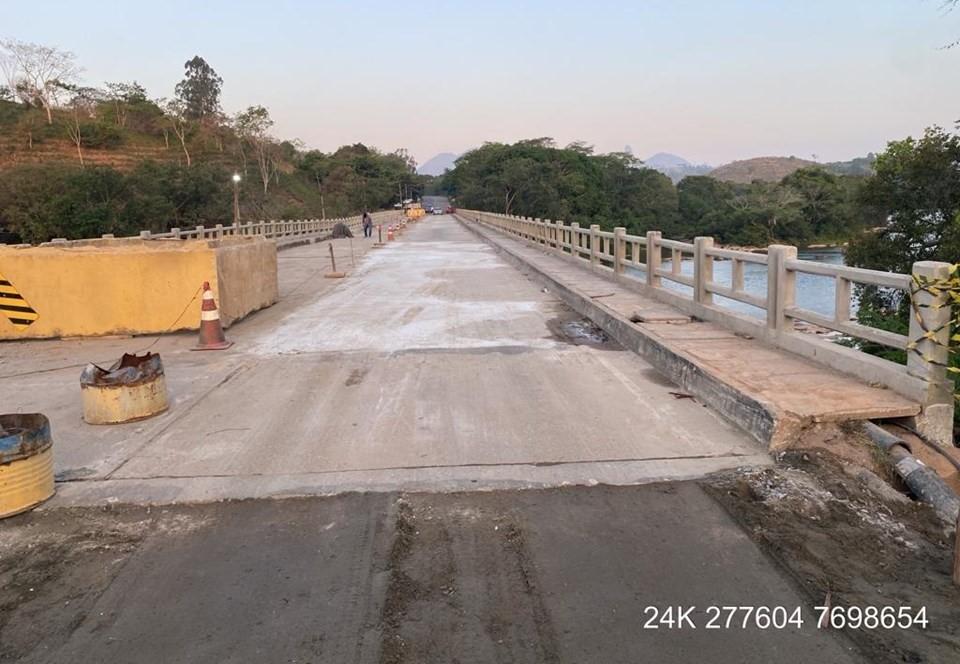 DER-ES libera tráfego de veículos na ponte sobre o Rio Itapemirim, no ES