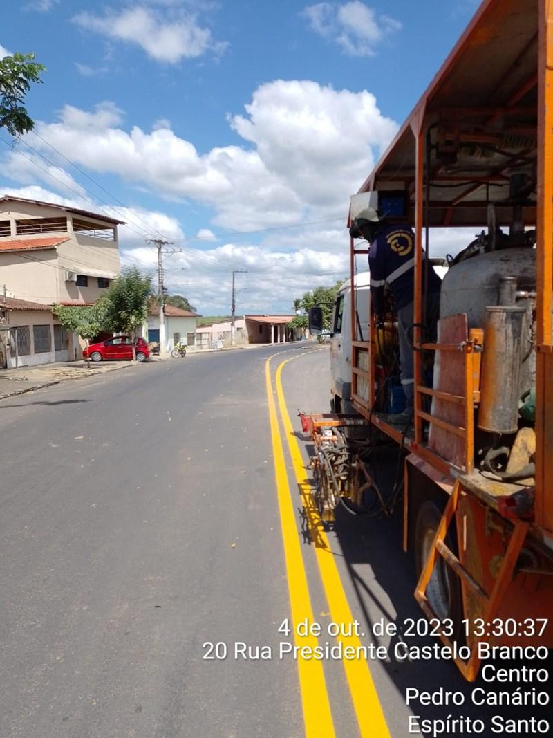 DER-ES conclui revitalização de vias públicas em Pedro Canário. ES