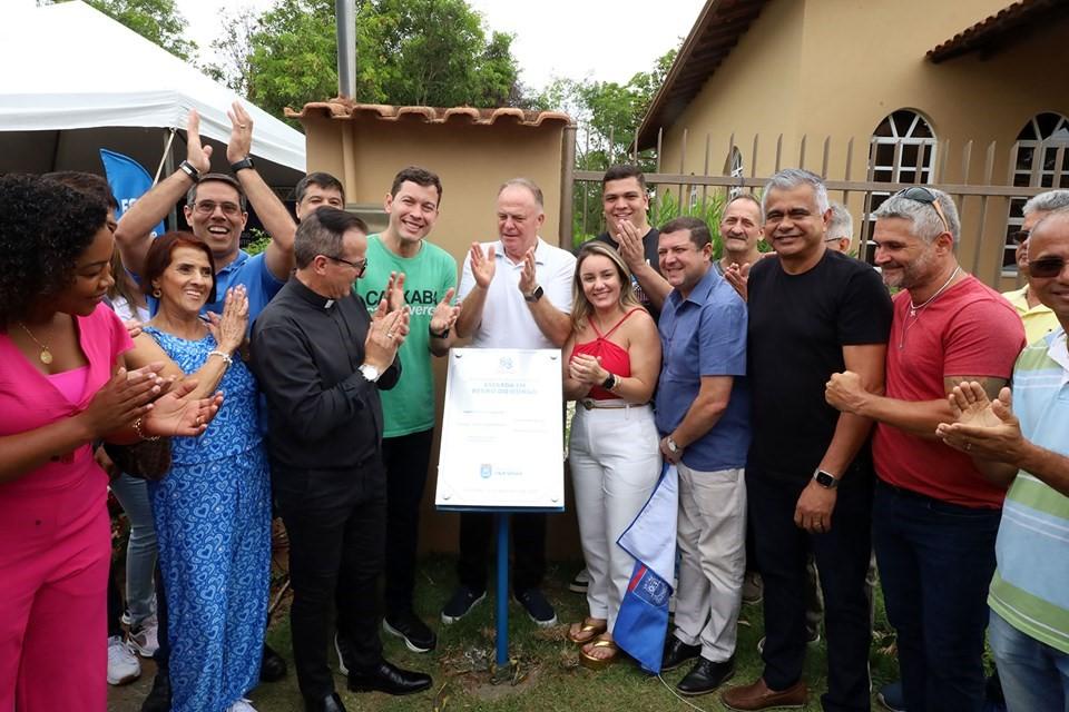 Governo do ES inaugura nova pavimentação da estrada de Retiro do Congo, em Vila Velha Governo do ES inaugura nova pavimentação da estrada de Retiro do Congo, em Vila Velha