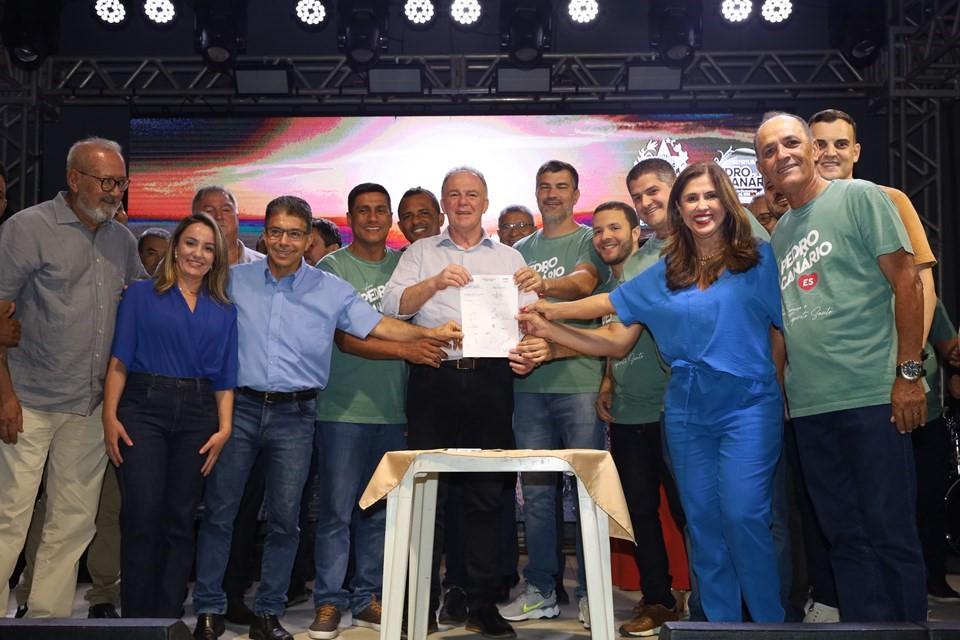 Casagrande inaugura obras de infraestrutura e autoriza novos investimentos em Pedro Canário, ES Casagrande inaugura obras de infraestrutura e autoriza novos investimentos em Pedro Canário, ES