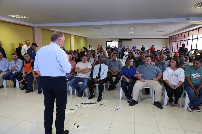 Casagrande se reúne com prefeitos do Prodnort sobre a crise hídrica no ES Casagrande se reúne com prefeitos do Prodnort sobre a crise hídrica no ES