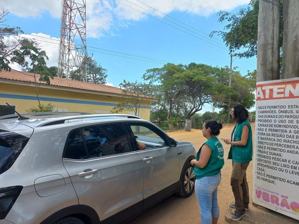 Selecionados em ‘Programa de Voluntariado’ já estão atuando no Parque de Itaúnas, EM Conceição da Barra, ES