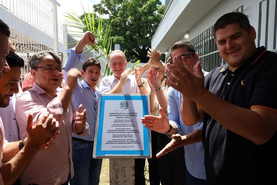 Governo do ES inaugura obras e anuncia novos investimentos para João Neiva