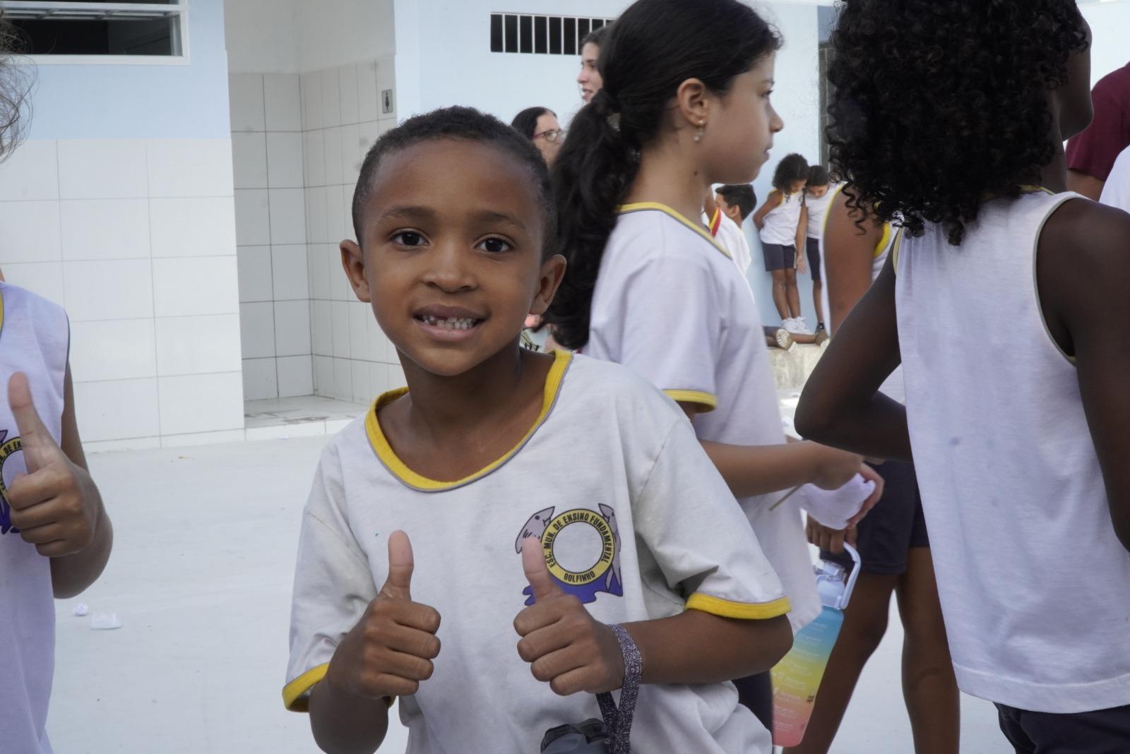 Do chão ao teto: Prefeitura de São Mateus no ES reinaugura EMEF Golfinho totalmente reformada Do chão ao teto: Prefeitura de São Mateus no ES reinaugura EMEF Golfinho totalmente reformada