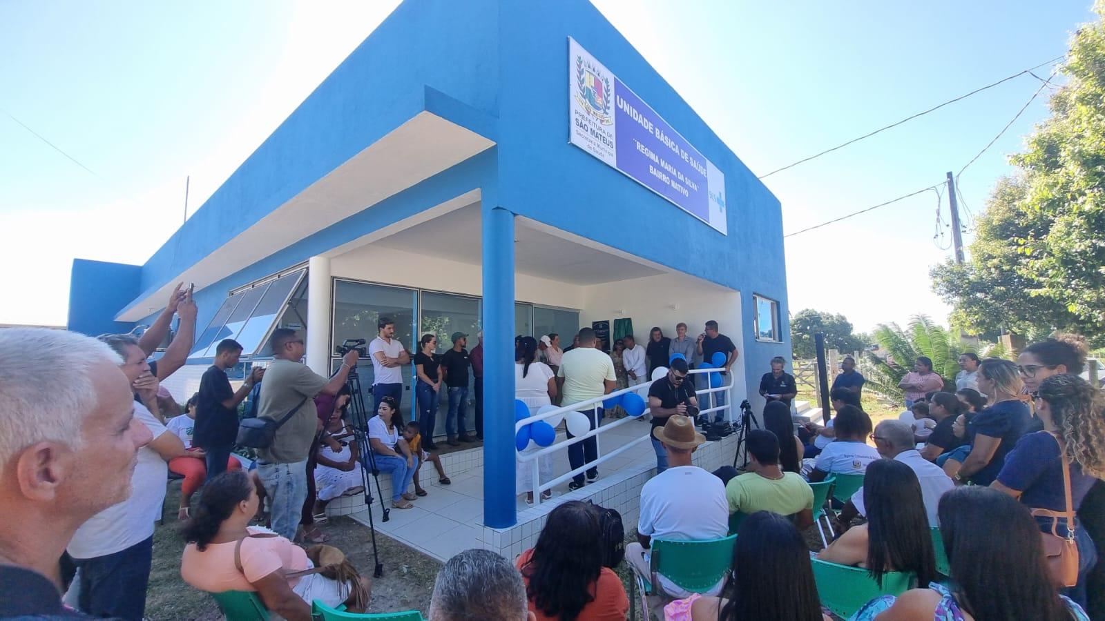 Prefeitura de São Mateus no ES, entrega à comunidade do Nativo a unidade de saúde totalmente reformada Prefeitura de São Mateus no ES, entrega à comunidade do Nativo a unidade de saúde totalmente reformada