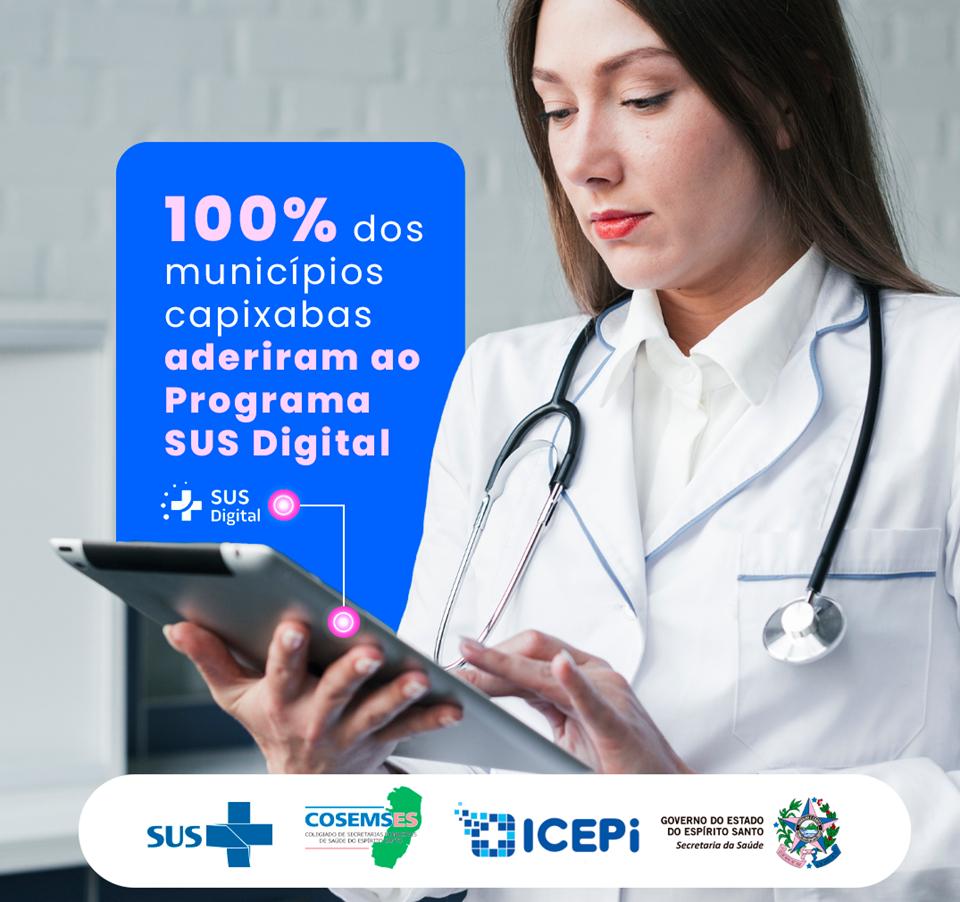 Municípios do ES aderem ao Programa SUS Digital do Ministério da Saúde