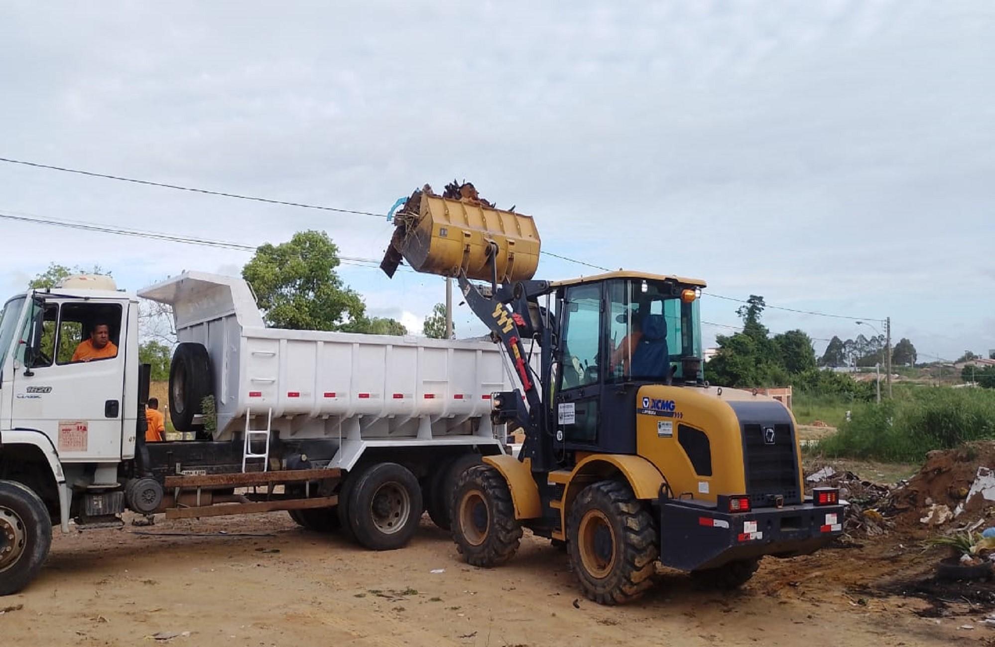 Mais bairros recebem equipes da limpeza pública urbana no sistema de mutirão em São Mateus, no ES