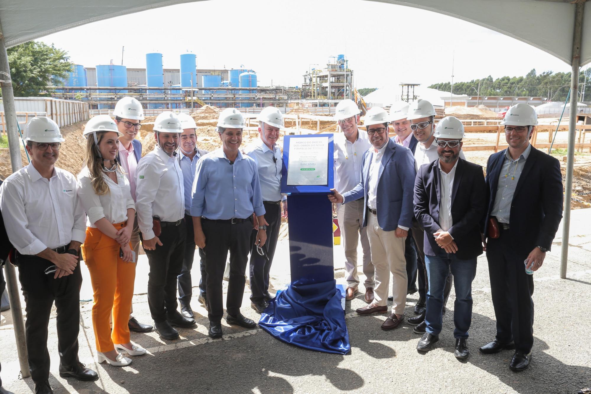 Suzano lança pedra fundamental da fábrica de papel em Aracruz, no ES, e agregará valor à cadeia produtiva local