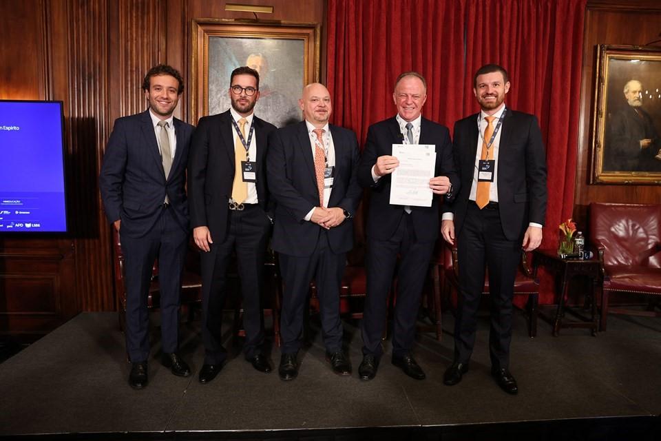 Governo do ES e multinacional assinam ordem de serviço para construção de Estação de Água de Reuso Governo do ES e multinacional assinam ordem de serviço para construção de Estação de Água de Reuso