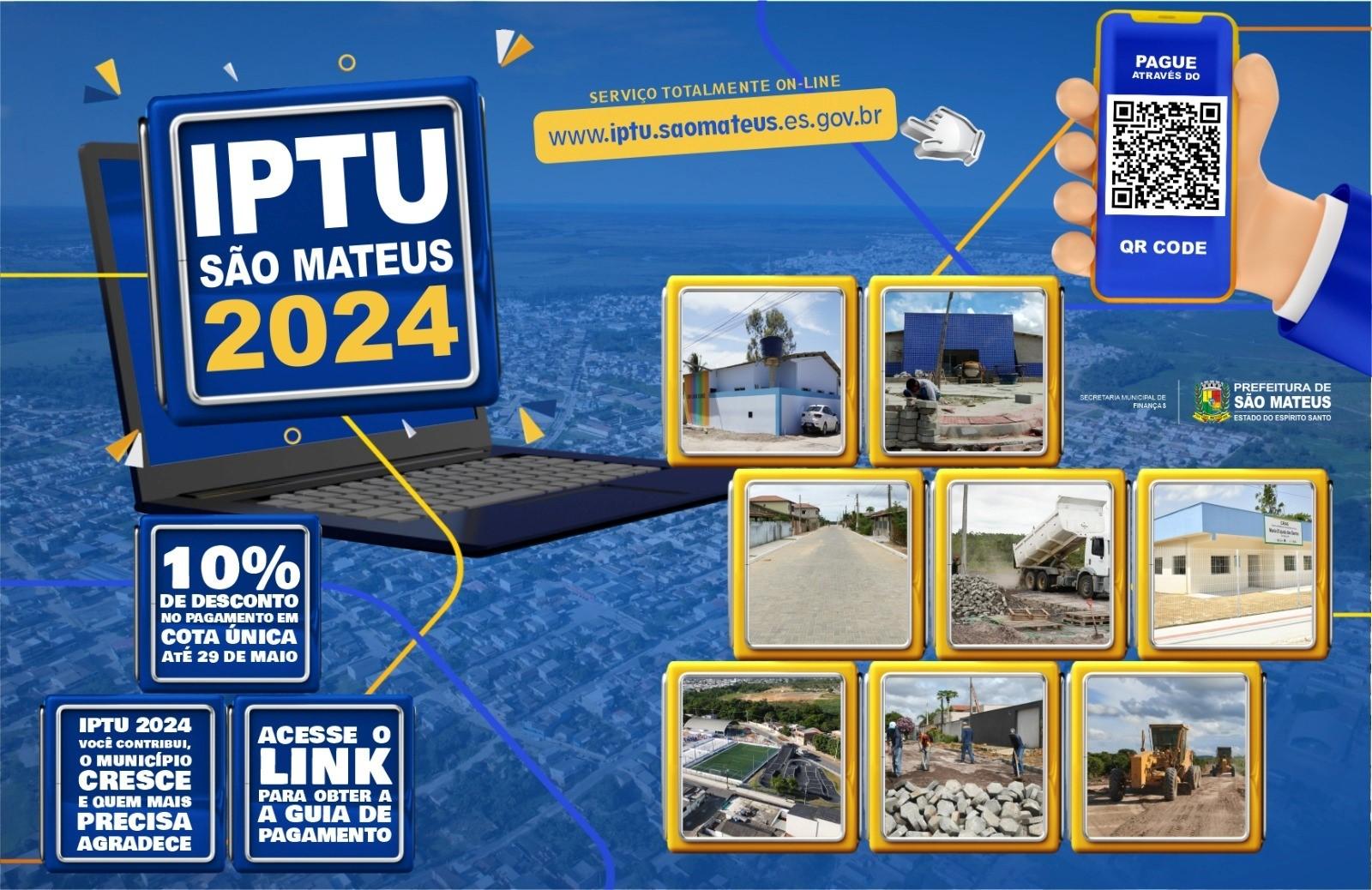Fique em dia com o município: prazo para pagamento do IPTU em cota única com desconto vai até dia 29 deste mês