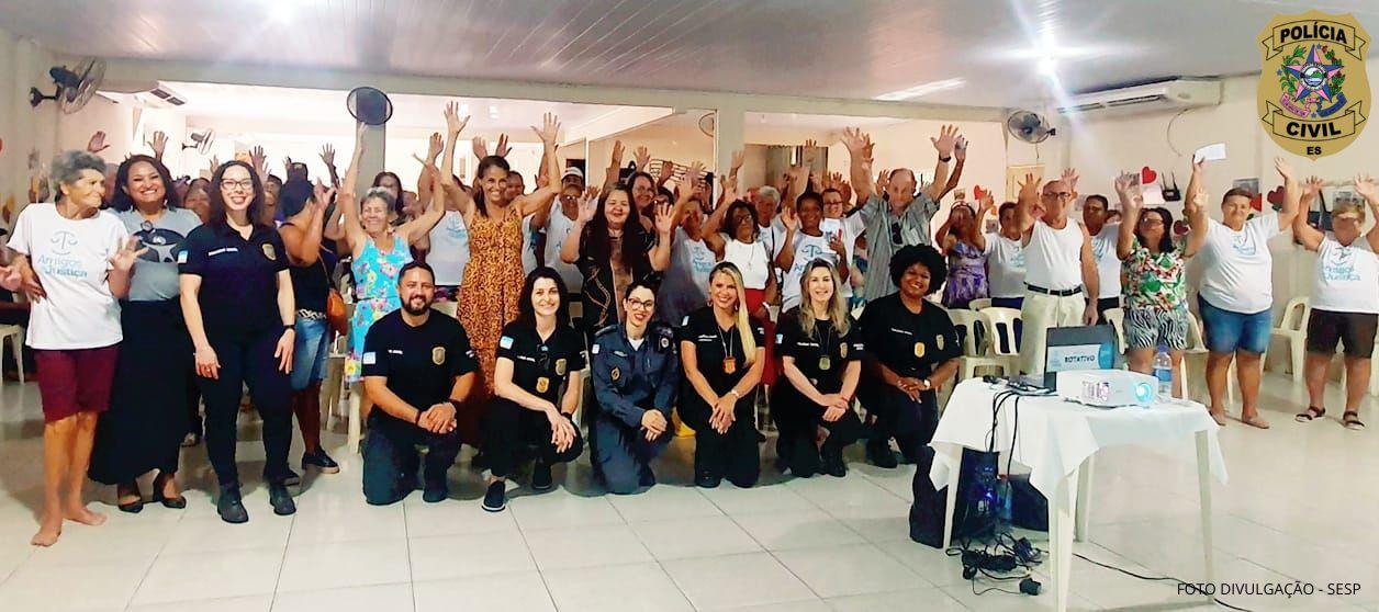 Polícia Civil fará palestra sobre violência à pessoa idosa no Cras Quilombola, no próximo dia 25, em Conceição da Barra, ES