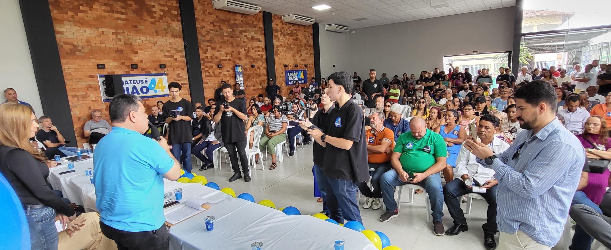 Em convenção, União e DC confirmam nome de Paulo Fundão a prefeito de São Mateus, no ES Em convenção, União e DC confirmam nome de Paulo Fundão a prefeito de São Mateus, no ES