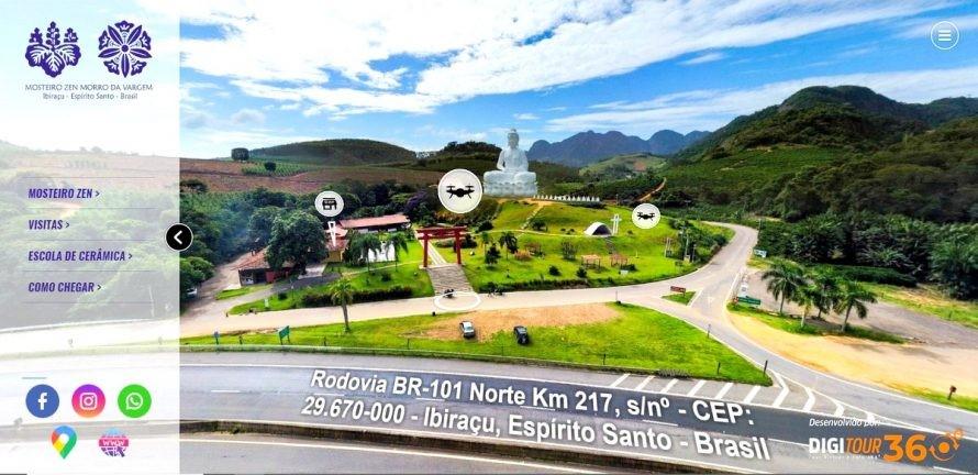 Grande Buda de Ibiraçu é o primeiro ponto turístico a ganhar Tour Virtual 360º no ES