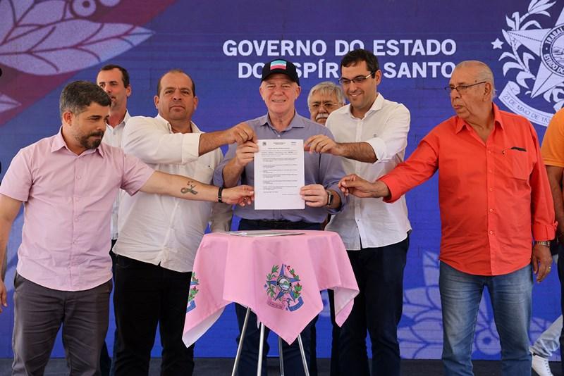 Governo do ES conclui estabilização da encosta na Serra da Aliança e anuncia novos investimentos em Muqui Governo do ES conclui estabilização da encosta na Serra da Aliança e anuncia novos investimentos em Muqui